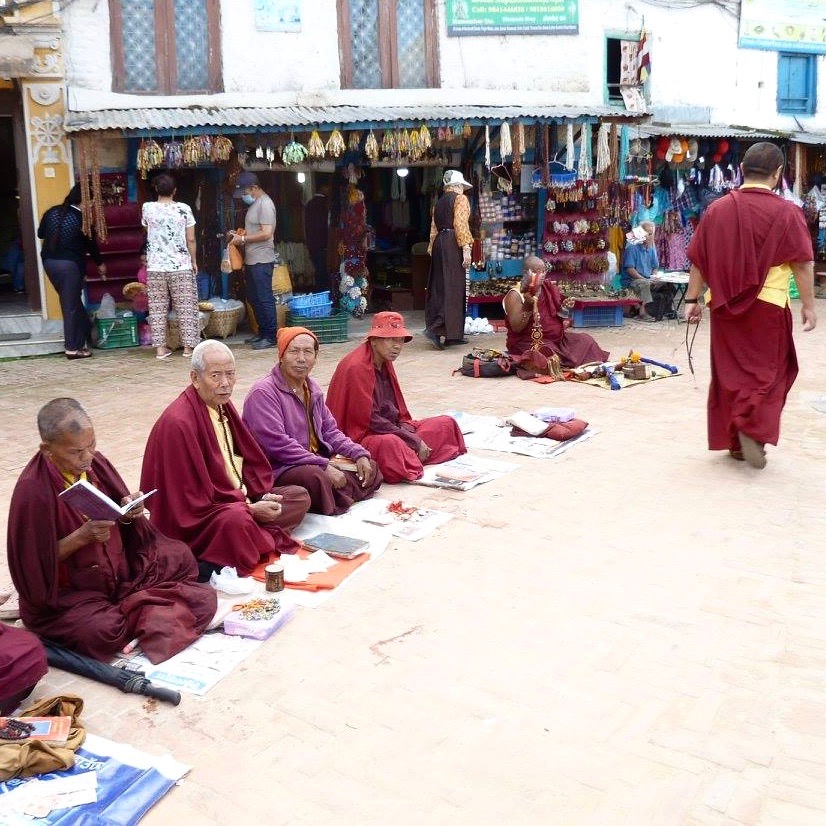 Cultural Scene of Monks In Nepal